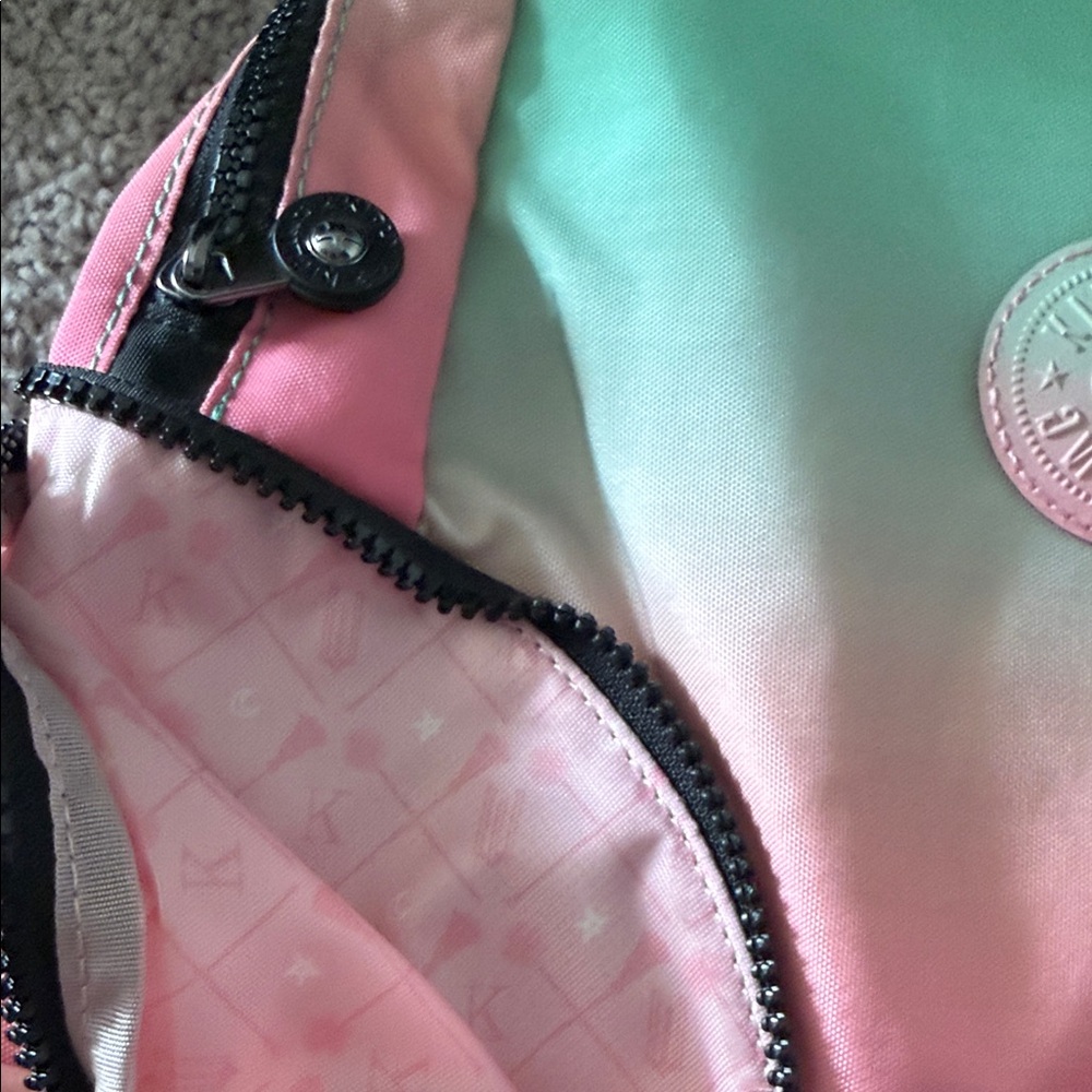 Kipling Wicked Gradient Ombre Mini Backpack Mint … - image 5